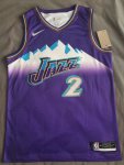 NBA 2 Sexton Jazz Maillot Retro Violet